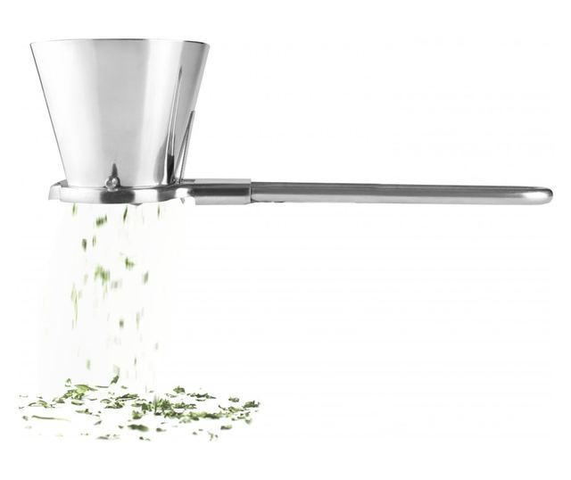 Młynek zielony Ibili-Easycook, stal nierdzewna, 19x6 cm, srebrny