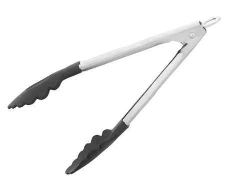 Clește bucătărie Ibili, oțel inoxidabil/plastic, 30 cm, argintiu