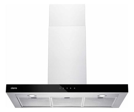 Hota de perete tip T, Ciarra, CBCS9102-OW, 650 m³/h, 90 cm, inox