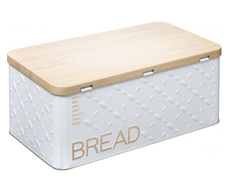 Cutie paine White Ready, metal, 31x17x13 cm