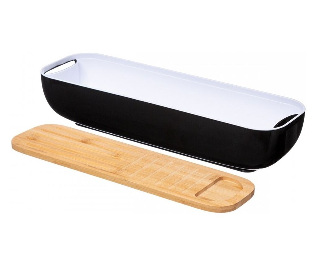 Cutie paine Black Baguette, 40 x 12 x 8.5 cm - 3