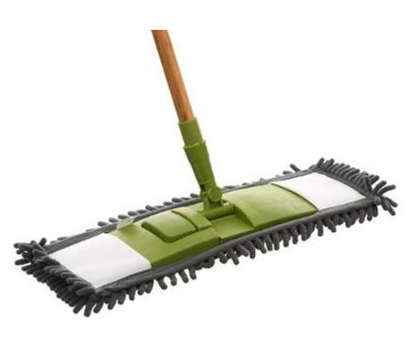 ttven lapos felmos, 1,2 m-es bambusz nyllel, 43x12 cm-es felmosfejjel