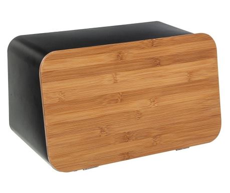 5five Simple Smart kenyrtart, 37x22 cm, fm/bambusz, fekete/barna