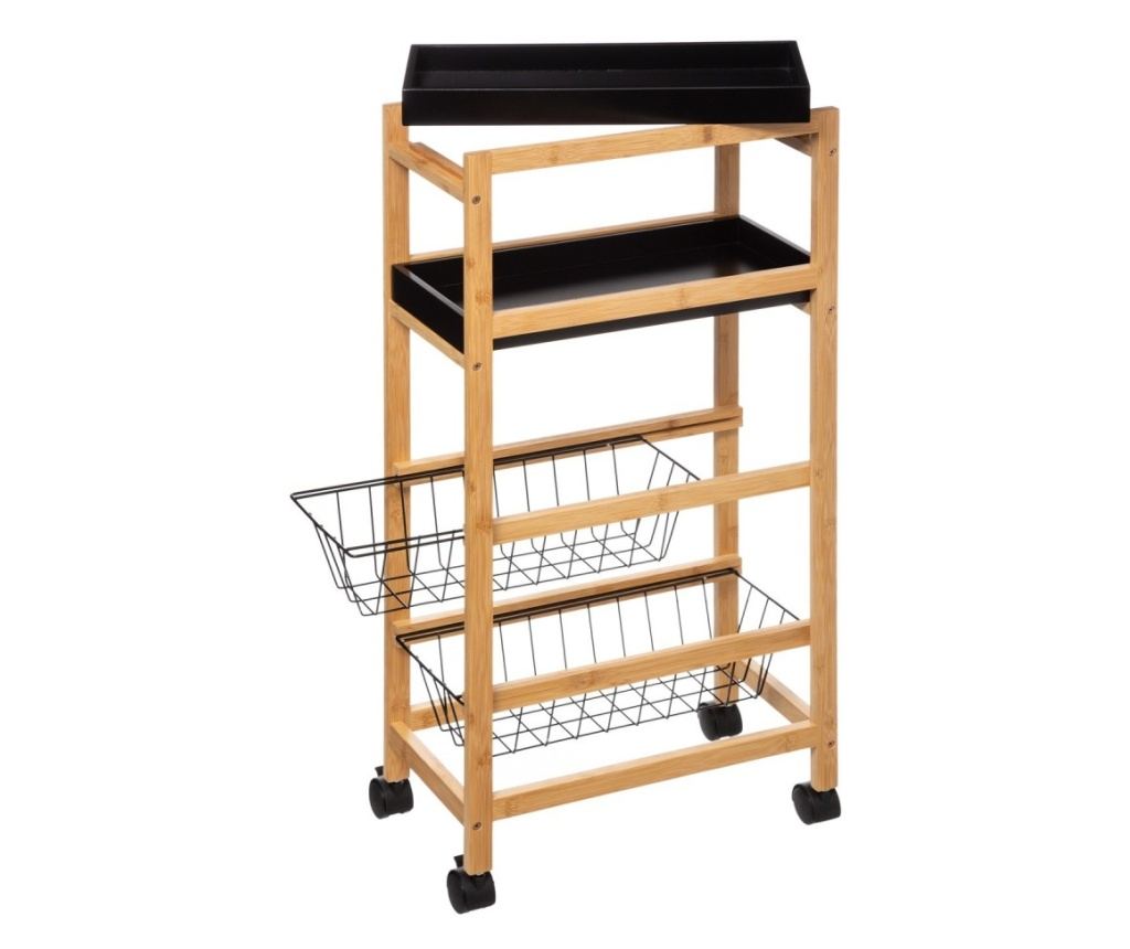 Fardy polc, bambusz, 40 x M. 22 x Sz. 83 cm - 5