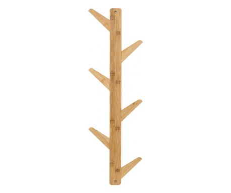 Cuier Larvik, lemn bambus, 2 variante montare, 24 x 7 x H 78 cm