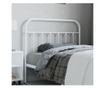 Metalni uzglavlje za krevet, bijelo, 107 cm thumbnail 1