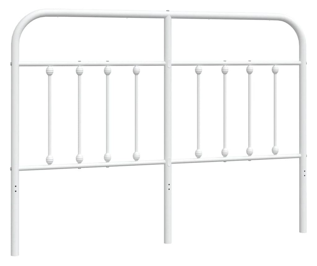 Metalna uzglavlja, bijela, 135 cm - 2