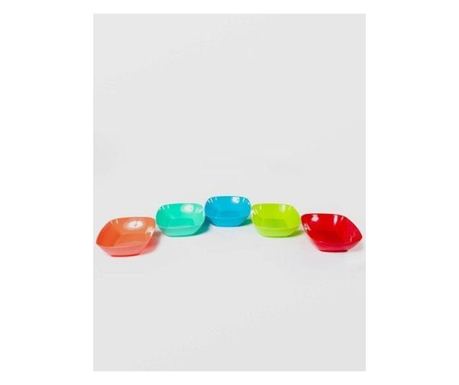 POSODA ZA PRIGRIZKE NR.1 PP 11cm X 14cm X 4cm PLASTIKA RAZLIČNE BARVE