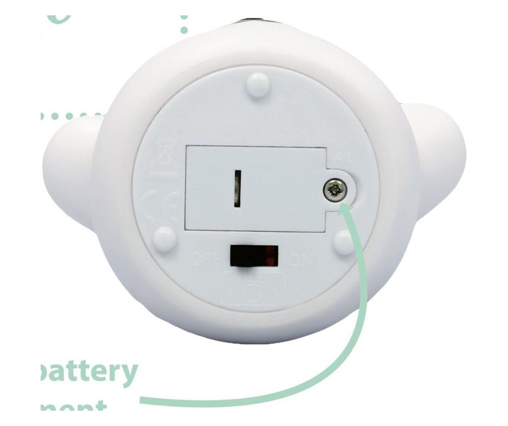 LED nočna lučka, oblika medveda, bela, Lumilu Mini Zoo Bear, Reer 52330 - 6