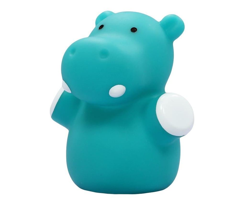 LED noćno svjetlo, oblik nilskog konja, plavo, Lumilu Mini Zoo Hippo, Reer 52353 - 6