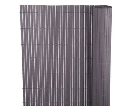 Mercaton zaslon za zasebnost za vrt ali balkon, PVC, odporen na UV žarke, 1300 g/m2, 3 x 1 m, siv