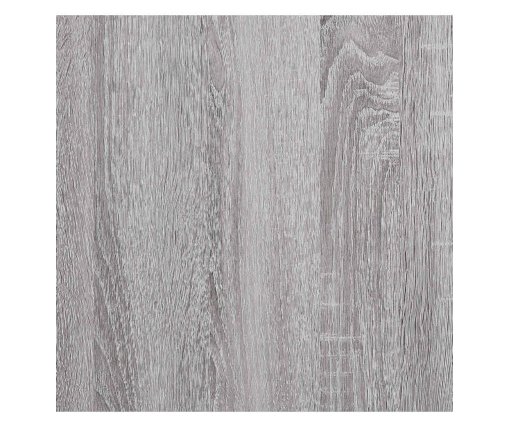 Klub stol, sonoma siva, 55x55x40 cm, konstruirano drvo - 11