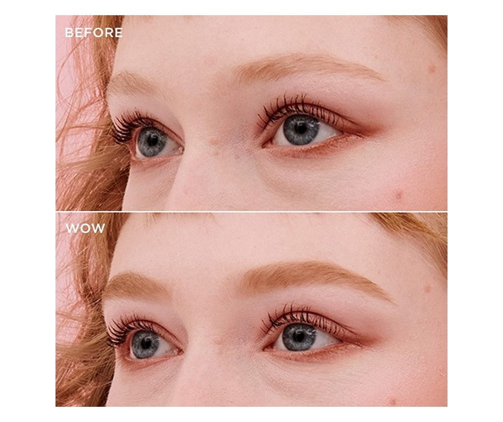 Creion Sprancene, Benefit, Gimme Brow Volumizing Pencil, 2 Warm Golden Blonde, Mini - 2