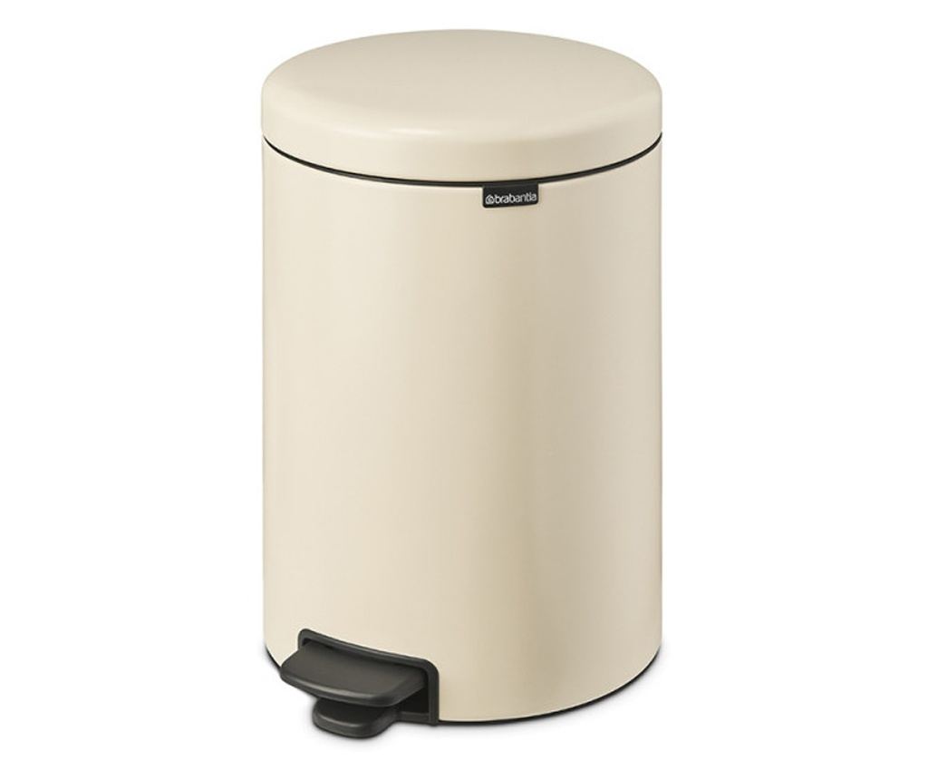 Brabantia NewIcon pedálos szemetes 1005535, 20 l, lágyan záródó, csúszásgátló aljjal, bézs - 3