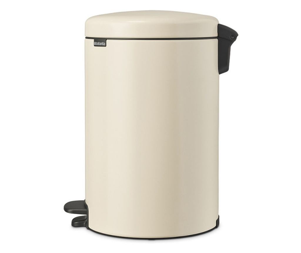 Brabantia NewIcon pedálos szemetes 1005535, 20 l, lágyan záródó, csúszásgátló aljjal, bézs - 4