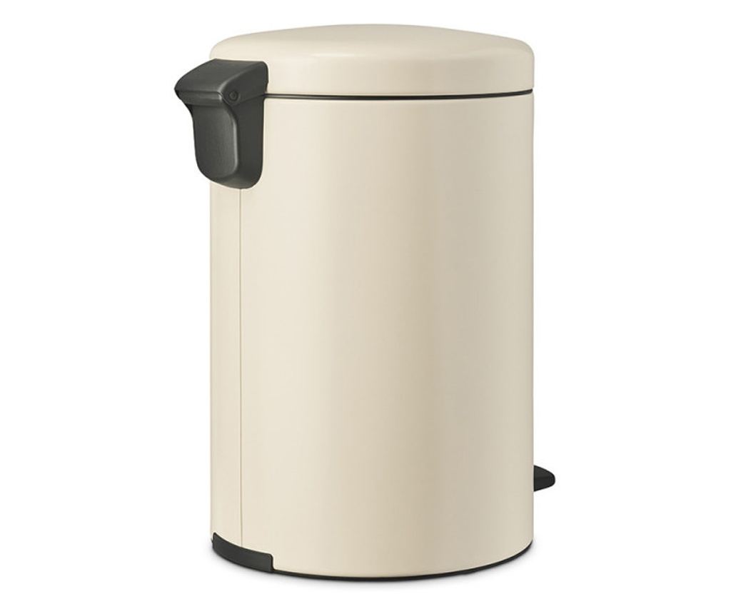 Brabantia NewIcon pedálos szemetes 1005535, 20 l, lágyan záródó, csúszásgátló aljjal, bézs - 5
