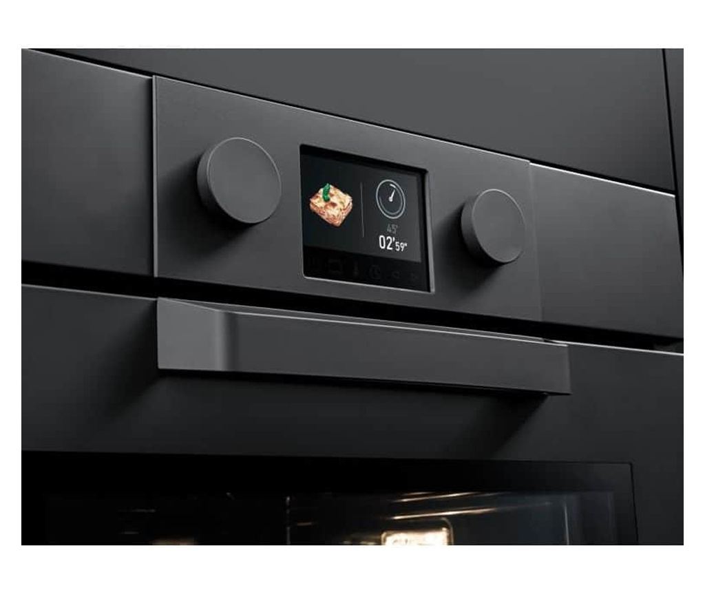Built-in electric oven, 65 liters, Barazza, Icon Exclusive collection, black - 5