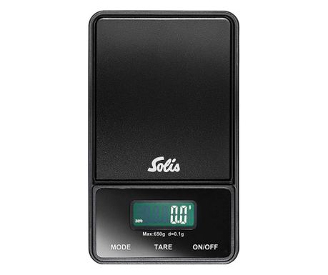 Цифрова везна, Solis, 1030, 0.65 kg, черна
