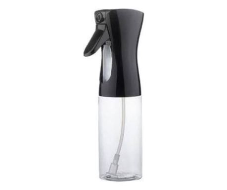 Pulverizator reincarcabil pentru ulei de masline, otet sau alte lichide din sticla si PVC, 230 ml, negru