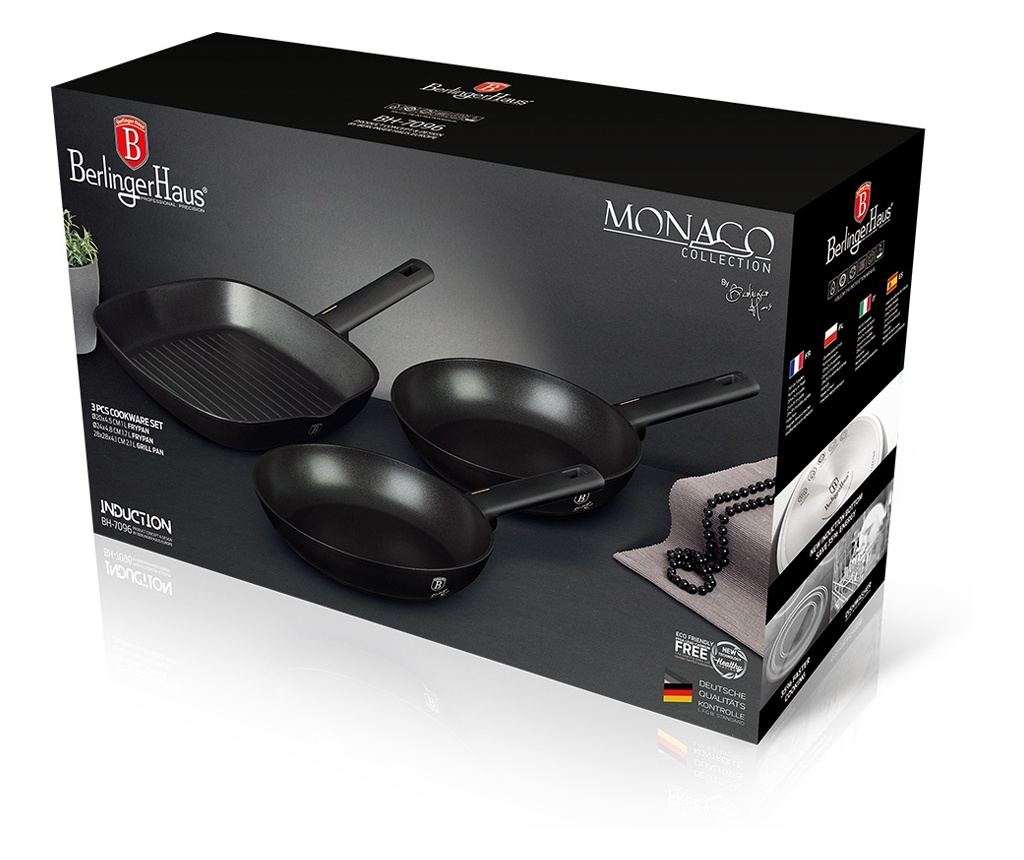 Berlinger Haus BH 7096 Set tava od 3 dijela Monaco Collection - Berlinger Haus - 3