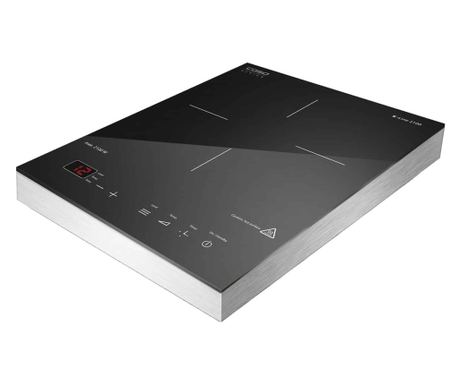 Plita portabilă cu inducție, CASO Design, S-Line 2100, 1 zona, negru