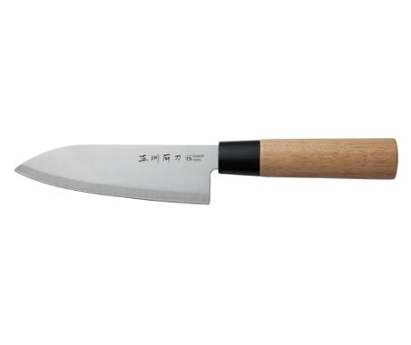 Nož Osaka Deba, Carl Schmidt Sohn, 15 cm, čelična oštrica, drvena drška 071004