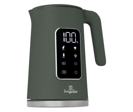Digitální konvice 1,7 l, zelená matná, Berlinger Haus BH 9746