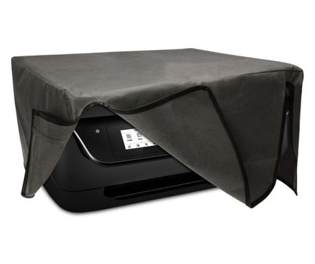 Капак за принтер HP OfficeJet 3831, Kwmobile, сив, текстил, 48259.19