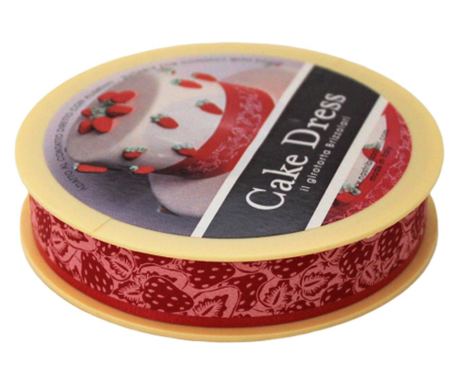Ukrasna vrpca za torte, jagode, 20 m