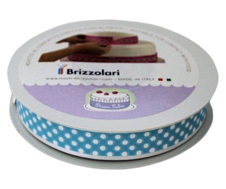 Ukrasna traka Cake Dress Mini Dots Tirkizna, 20 m