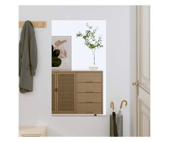 Zidno ogledalo, 50x80 cm, pravokutno, staklo