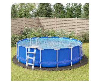 Geotextília medencetakaró, világos szürke, Ø550 cm, poliészter