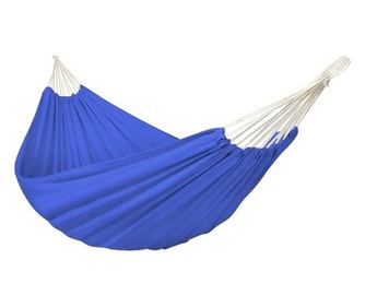 Textil függőágy, GardenLine, kötélvédelemmel, kék, max. 200 kg, 200x150 cm