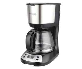 Cafetiera digitala Heinner Silvert Chatt HCM-D750GCSS, LCD, 1.25L, filtru detasabil, 750W, negru