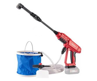 Aparat de curatat, spalat cu presiune, 20V Li-ion (acumulator neinclus), 2.4 MPa, 2.5 L/min, cu accesorii, Worcraft