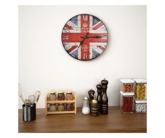 Stenski vintage ura UK, 30 cm