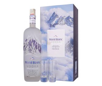 Set Cadou Vodcă Mont Blanc + 1 Pahar