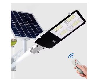 Proiector LED Stradal, Rezistent la Apa IP65, cu Panou Solar, 200W, cu Telecomanda