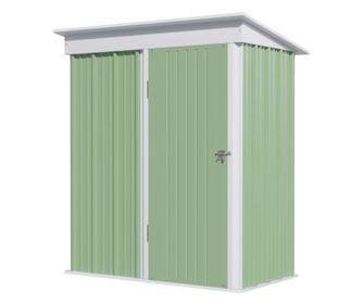 Αποθήκη Κήπου/Αποθήκευση Εργαλείων, Ατσάλι, Πράσινο, 161x95x181 εκ.