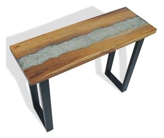 Teak konzolasztal 100 x 35 x 75 cm