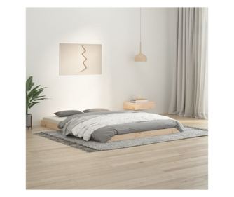 Κρεβάτι Διπλό 4FT6, 135x190 εκ., από Μασίφ Ξύλο Πεύκου