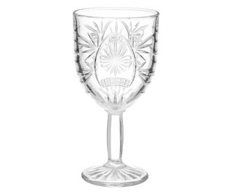 Pahar Ayla, cu picior, sticla, 290 ml, 8.2 x h. 16.2cm