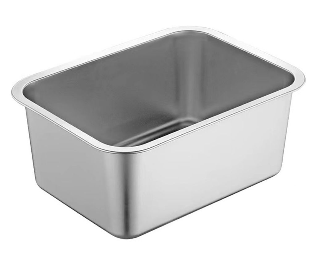 Tava de copt Rosberg R51222K3210, 32x22x10 cm, Inox, Dreptunghiular, Inox
