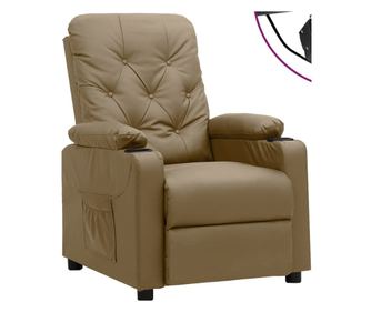 Sjedalo s nagibom i podizanjem, cappuccino, ekološka koža