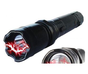 Lanterna KlaussTech Cu Electrosoc Si Acumulator Propriu, Aluminiu