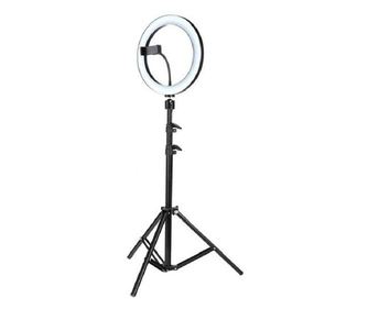 Lampa Klausstech Circulara Led Tip Inel (ring Light), Diametrul 26 Cm, Pentru Tiktok, Vlog, Make-up, Selfie