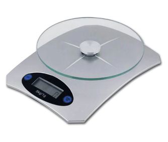 Cantar Bucatarie Electronic KlaussTech Cu Tava Din Sticla, Max 5 Kg