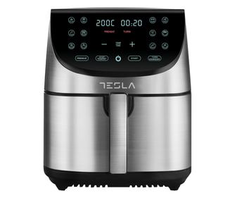 Фритюрник Tesla AF701BX, 7 л, 1700W, Дигитален панел, 12 програми, Неръждаема стомана