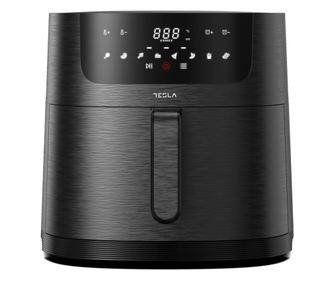 Фритюрник Tesla AF800B, 8 л, 1800W, цифров панел, 8 програми, Черен