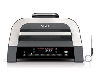 Ninja Foodi Smart DG551EU 6-in-1 elektromos grill, 1760W, 6 főzési mód, 3,8L légsütő, 3,8L főzőedény, grill, 260°C